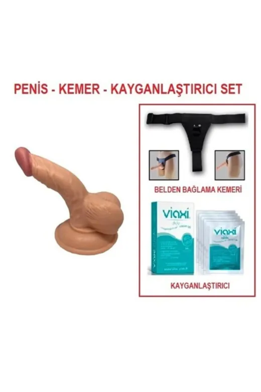 Red Fox TYCJSYQRIN172752440567939 13 Cm Belden Bağlamalı Realistik Anal Vajinal Penis Set