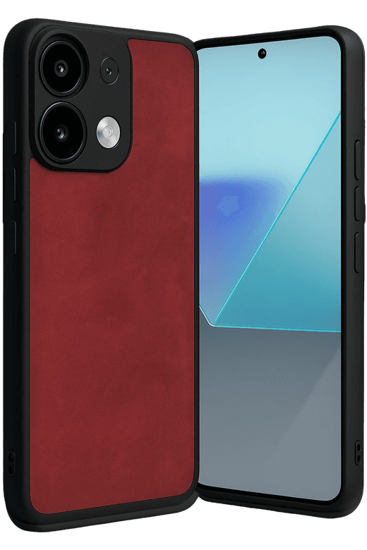 Redmi Note 13 Pro 5G Kılıf Aras Deri Kapak - Kırmızı