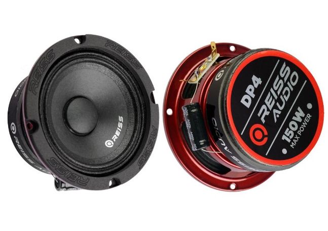 Reiss Audio RS-DP4 450 Watt Max Power+50 Watt RMS Power+10cm Oto Midrange 2 Li Paket Halinde