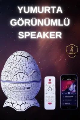 Renk Değiştiren Dinozor Projeksiyon Bluetooth Hoparlör 1 Adet