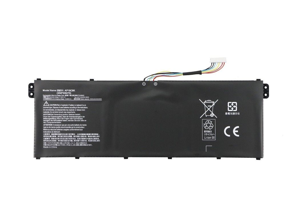 Retro Acer Aspire AP18C8K 3 Cell Notebook Bataryası 50Wh