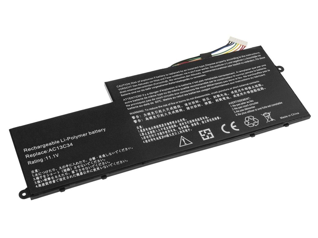 Retro Acer Aspire V5-122P/V5-132P AC13C34 Notebook Bataryası