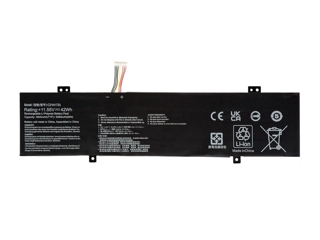 Retro Asus TP412U C31N1733 Notebook Bataryası
