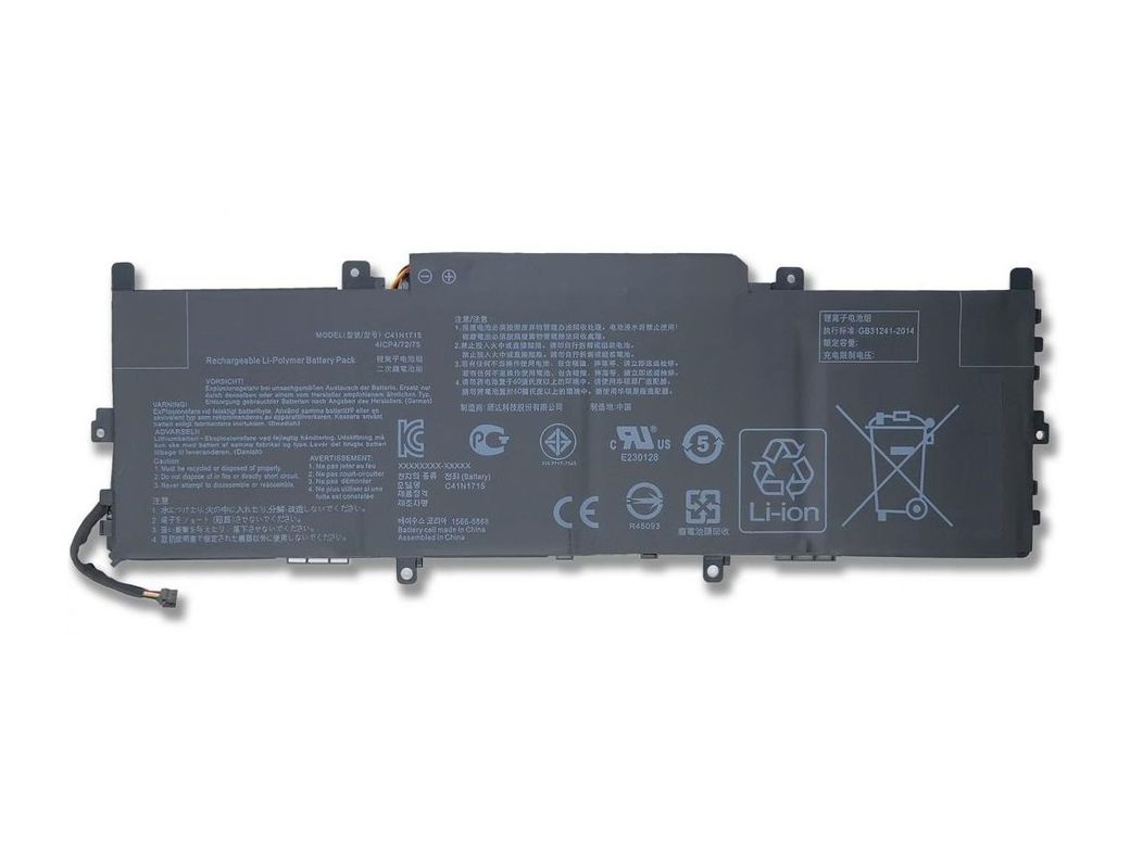 Retro Asus UX331F/UX331U C41N1715 Notebook Bataryası