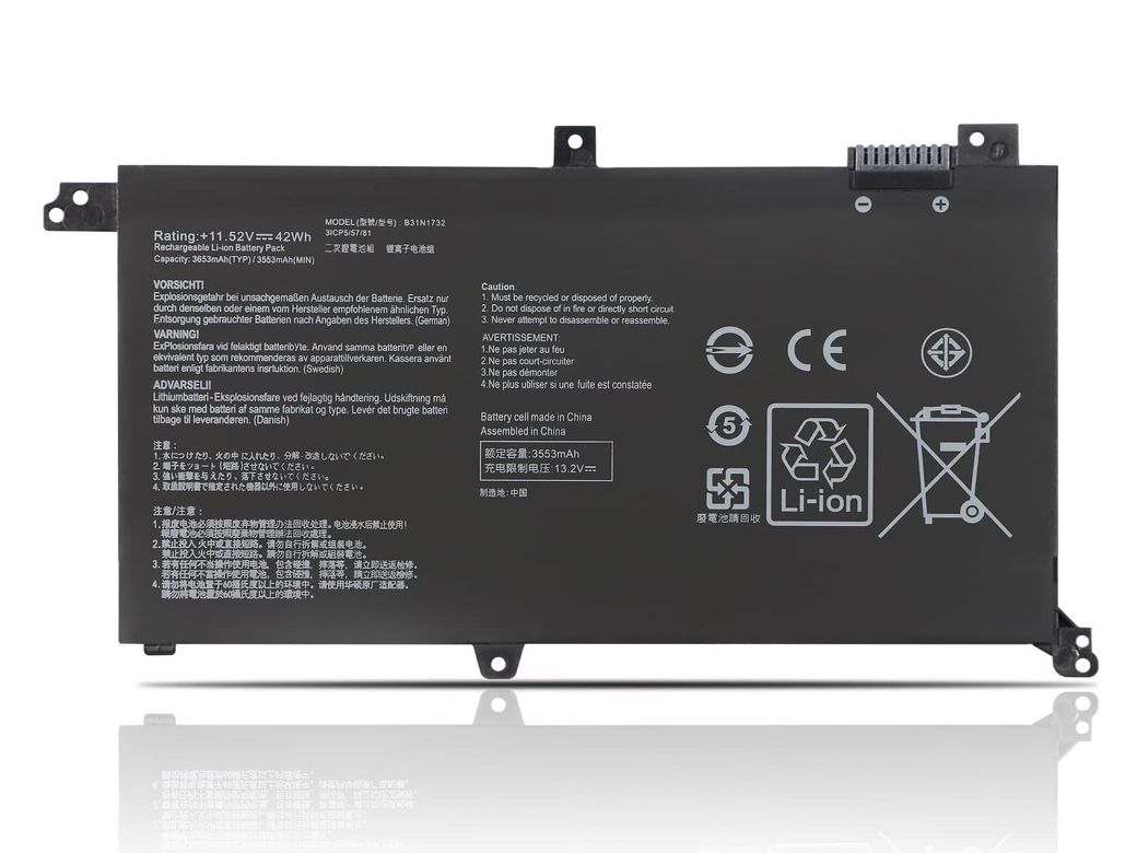 Retro Asus X430U B31N1732 Notebook Bataryası