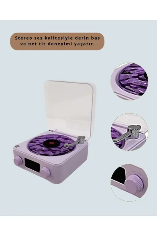 Retro Bluetooth Hoparlör MOR