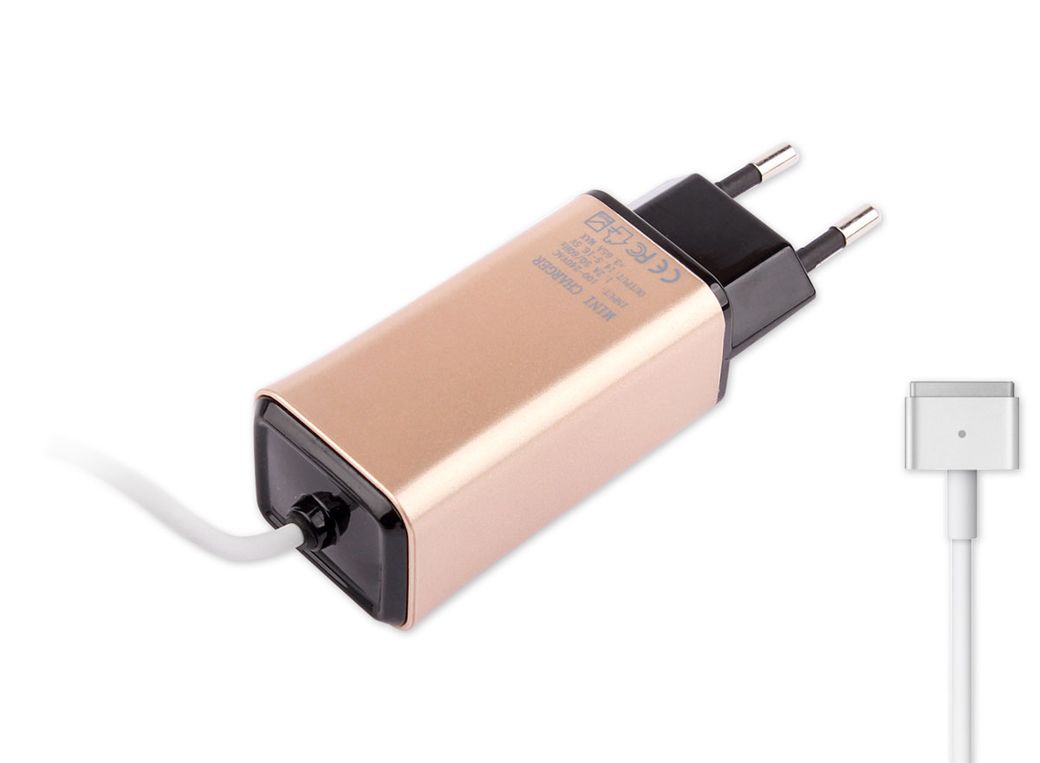 Retro-Color Apple MacBook 45W-60W MagSafe 2 Mini Adaptör Gold