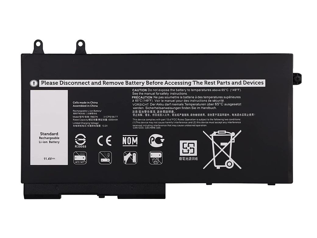 Retro Dell Latitude 5400/5500 3 Cell Notebook Bataryası