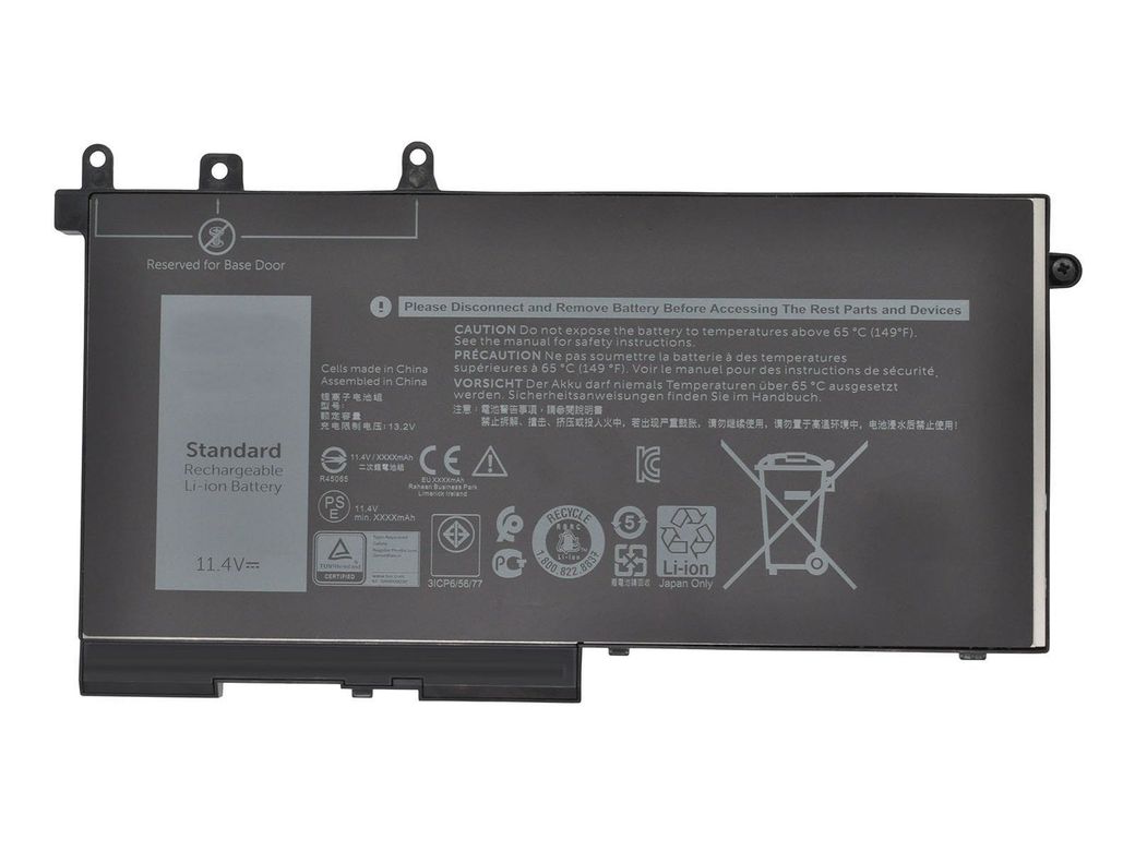 Retro Dell Latitude E5480/E5580 3 Cell Notebook Bataryası