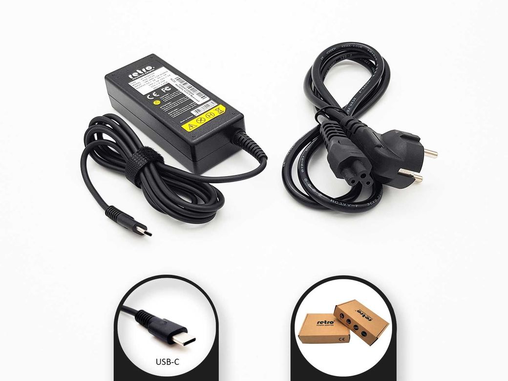 Retro HP 65W USB-C PD Notebook Adaptör (RNA-HC20)