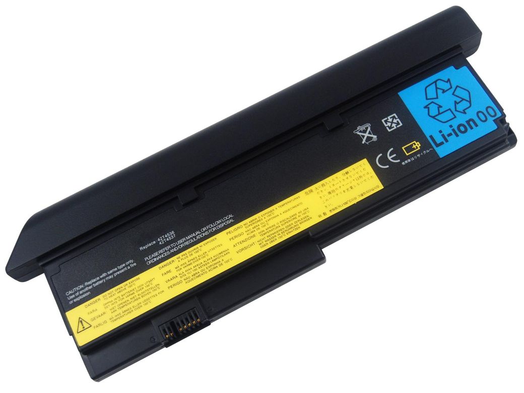 Retro IBM Lenovo ThinkPad X200/X201 9 Cell Notebook Bataryası