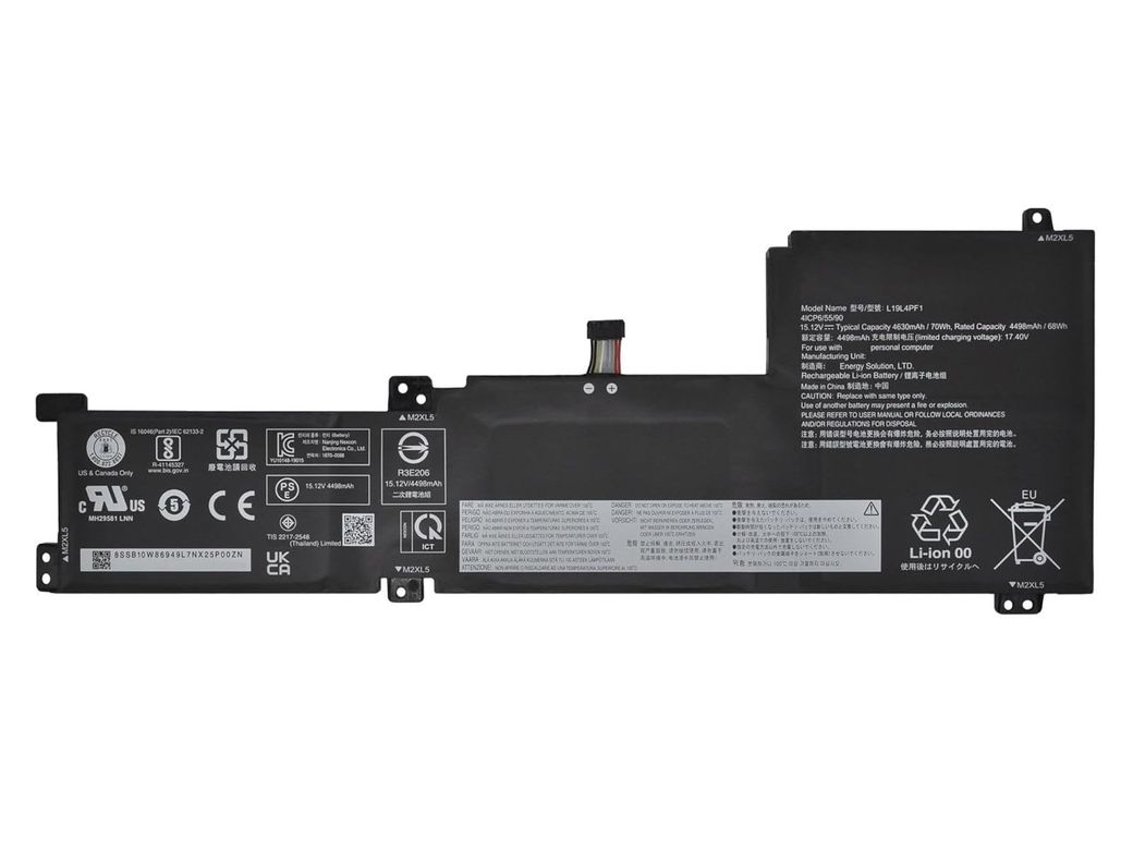 Retro Lenovo IdeaPad 5-15IIL05 L19L4PF1 4 Cell Notebook Bataryası