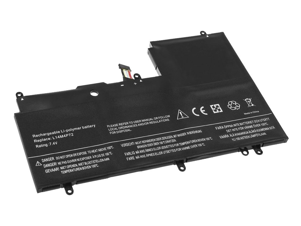 Retro Lenovo IdeaPad Yoga 700-14ISK L14M4P72 Notebook Bataryası