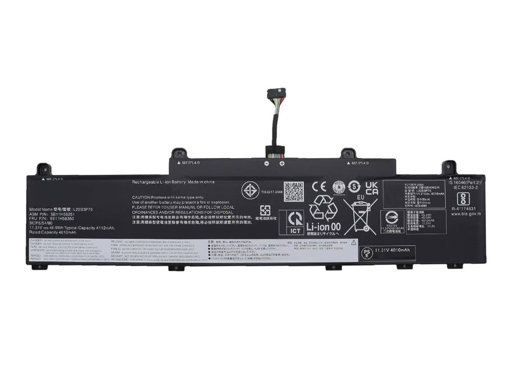 Retro Lenovo ThinkPad L14 Gen4 L22B3P70 Notebook Bataryası
