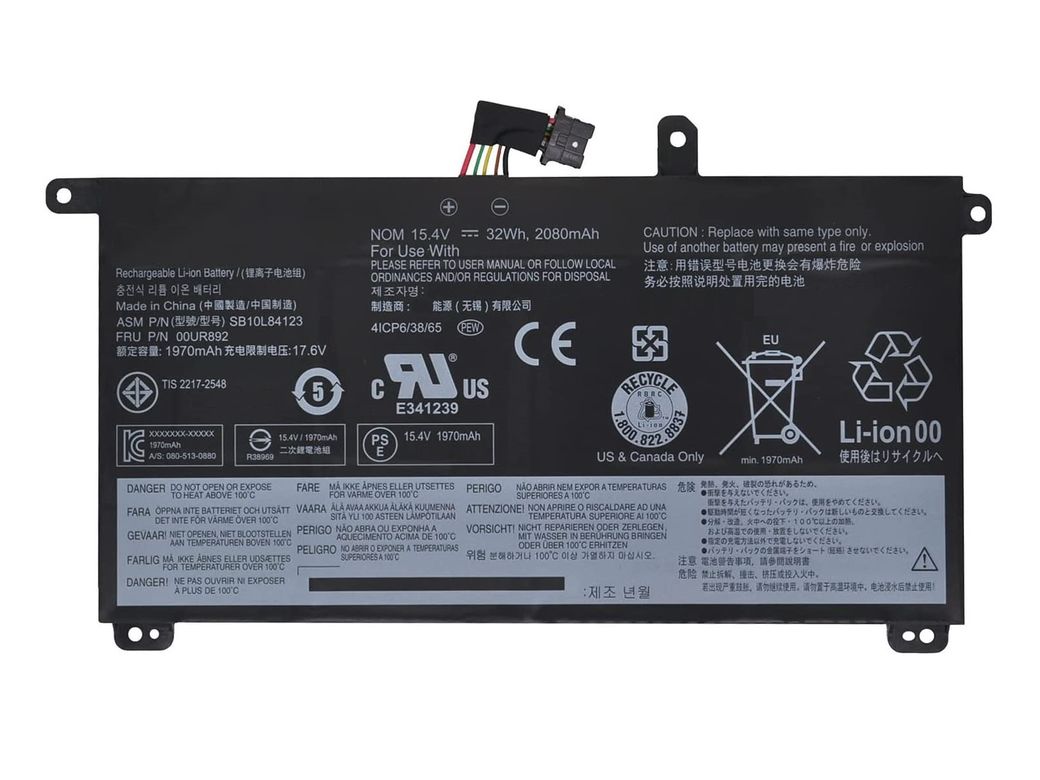 Retro Lenovo ThinkPad T570/T580 Dahili Notebook Bataryası