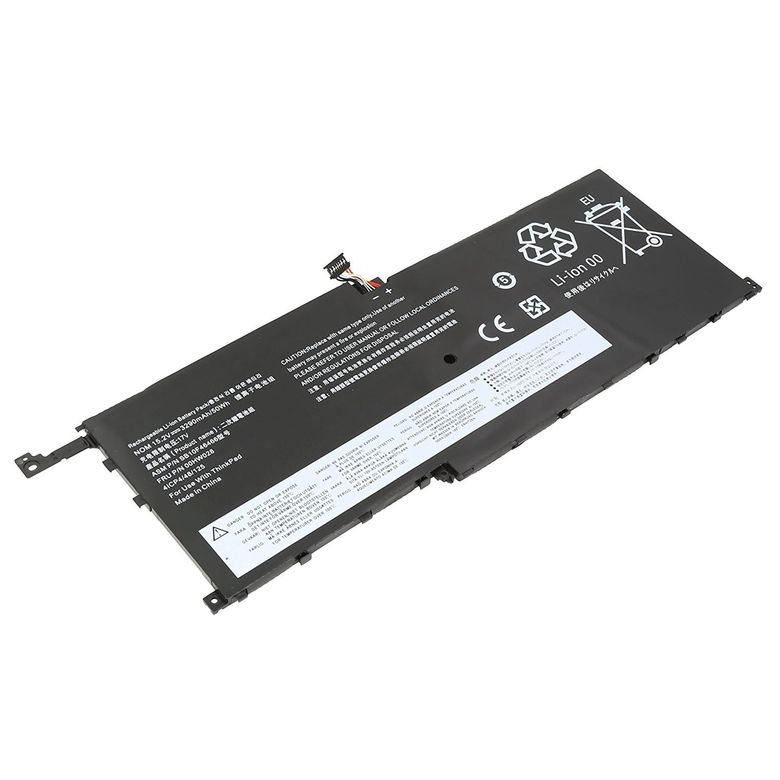 Retro Lenovo ThinkPad X1 Carbon Gen4 00HW028 Notebook Bataryası