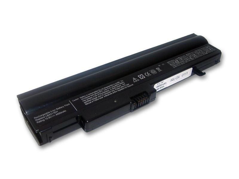 Retro LG X120/X130 Siyah 6 Cell Notebook Bataryası