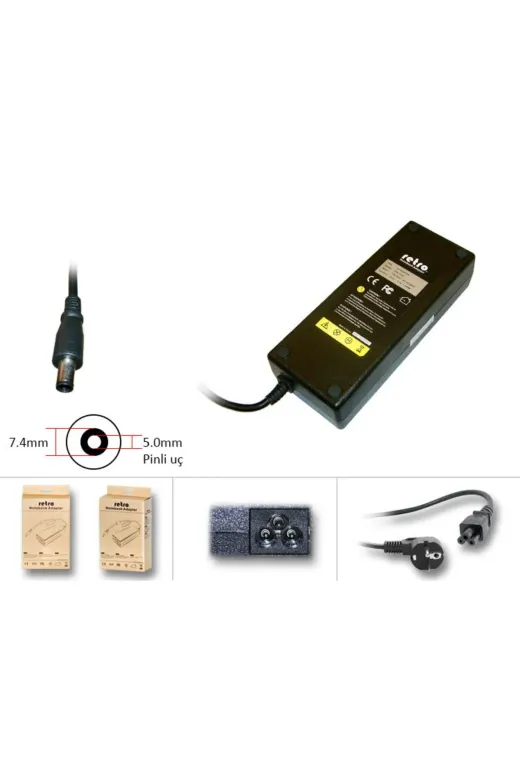 Retro NA-KR60874 Dell 19.5V 6.67A (6.7A) 130W 7.4Mm\5.0Mm Notebook Adaptör
