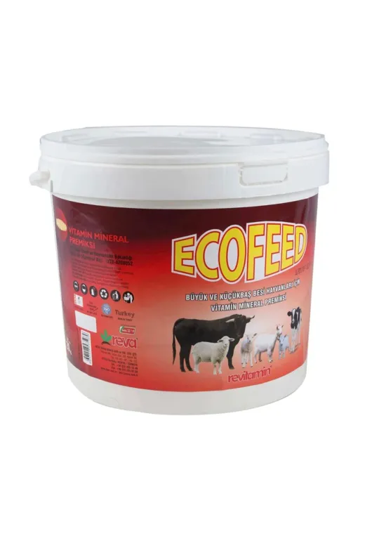 REVA Eco Feed Yüksek Kaliteli Büyük Ve Küçükbaş Hayvanlar Için Vitamin Premiksi, 20 Kg Paket