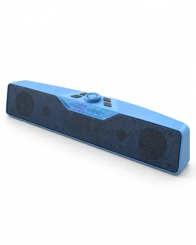 Rgb Işıklı Bluetooth Soundbar Hoparlör 1500 Mah Mavi