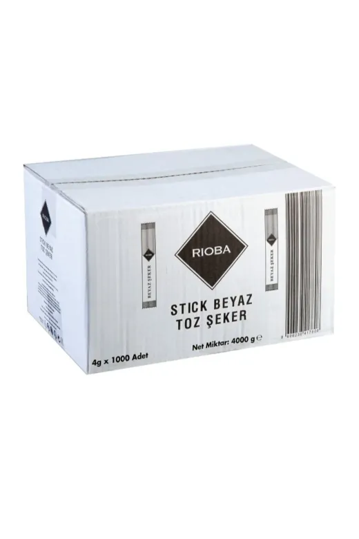 Rioba 8696236417808 Stick Toz Şeker 4 G X 1000 Adet - 4 Kg