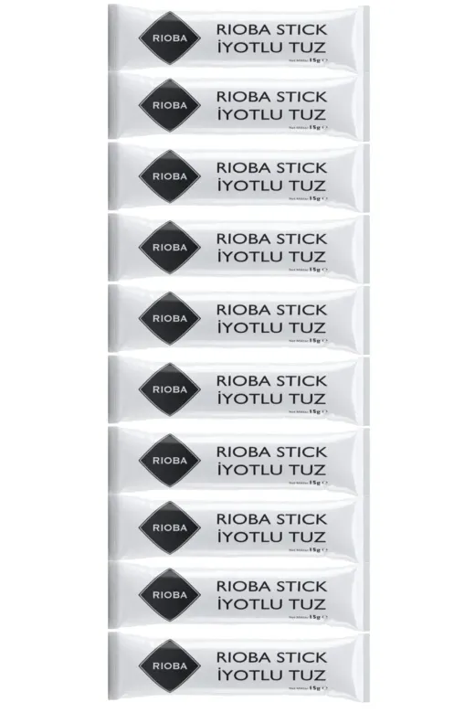 Rioba 8696236428050 Stick İyotlu Sofra Tuzu 1,50 Gram X 50 Adet