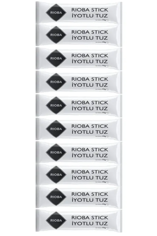Rioba 8696236428200 Stick İyotlu Sofra Tuzu 1,50 Gram X 200 Adet