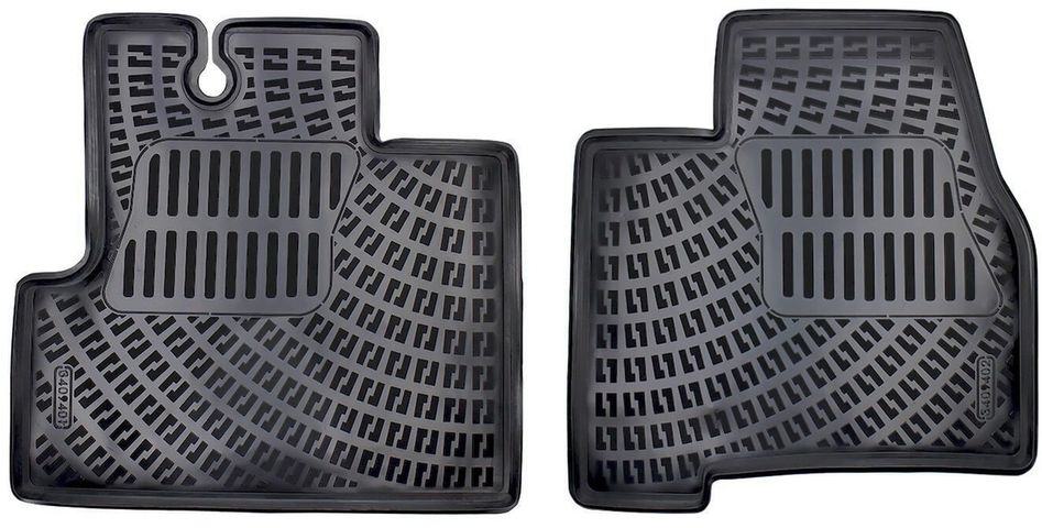 Rizline 44137656 Fiat Panda Panelvan 2 Parça 3D Paspas Siyah 2014 Sonrası Rizlin