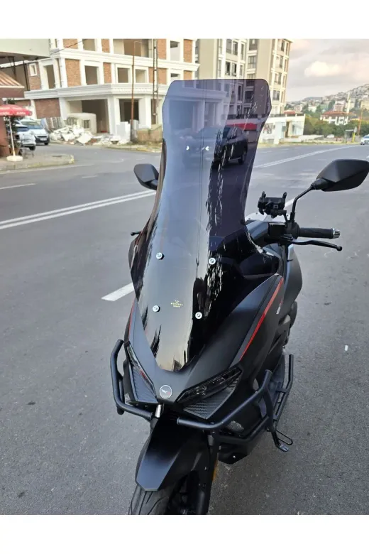 RKS Lince 125 Ön Cam 2021-2026 Model 78cm Siyah Renkli 4mm UZUN