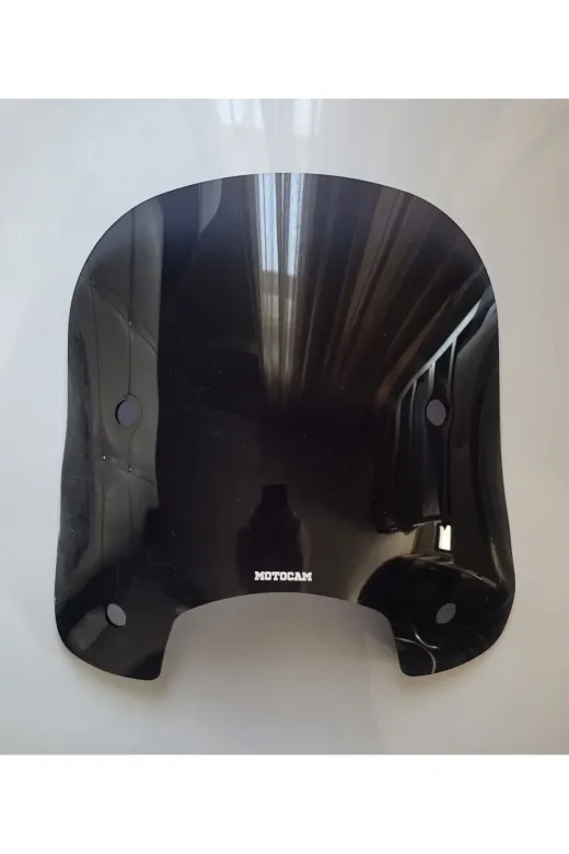 RKS LTR 125 Ön Cam 2023-2026 Model 46cm Siyah Renkli 4mm APARATSIZ