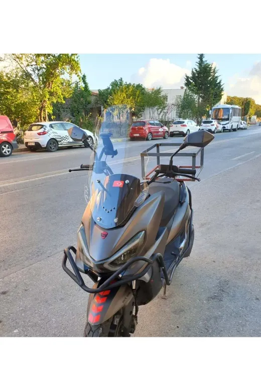 RKS Newlight 125 Ön Cam 2021-2022 Model 65cm Şeffaf Renkli 4mm PRO MODELE UYMAZ