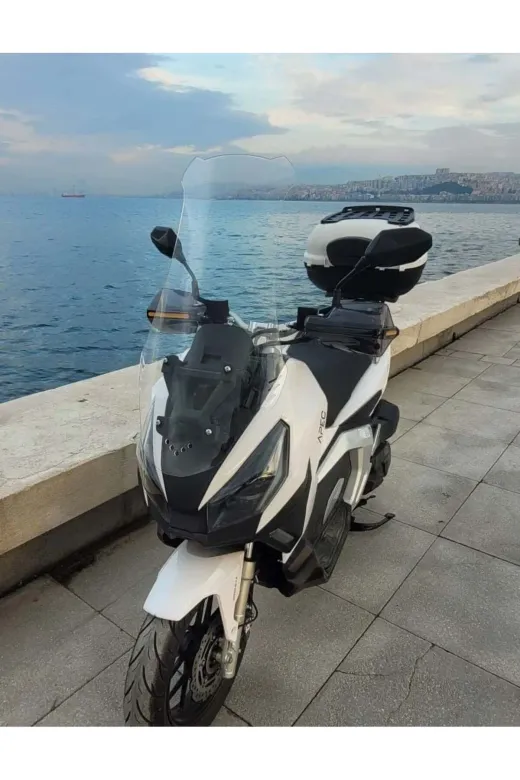 RMG Moto Gusto Dream 150 Ön Cam 2023-2026 Model 75cm Şeffaf Renkli 4mm UZUN
