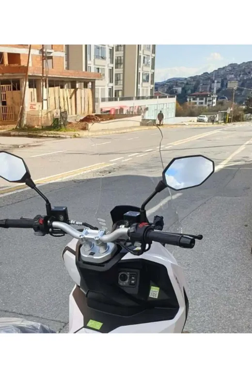 RMG Moto Gusto Dream 150 Ön Cam 2023-2026 Model 75cm Şeffaf Renkli 4mm UZUN