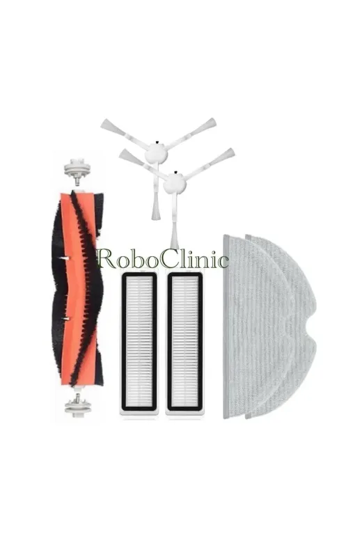 Roboclinic Dreama L10beyaz Dreame L10 Pro Beyaz Uyumlu Yedek Fırça,hepa Filtre, Mop 7Li Yenileme Seti.