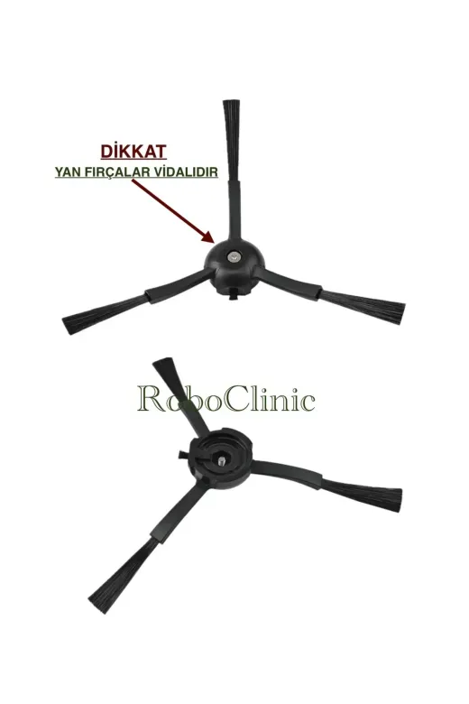 Roboclinic mop2pro6 Xiaomi Mi Robot Vacuum Mop 2 Pro Siyah (Model Kod:mjst1Shw) Uyumlu Yenileme Seti-6 Parça