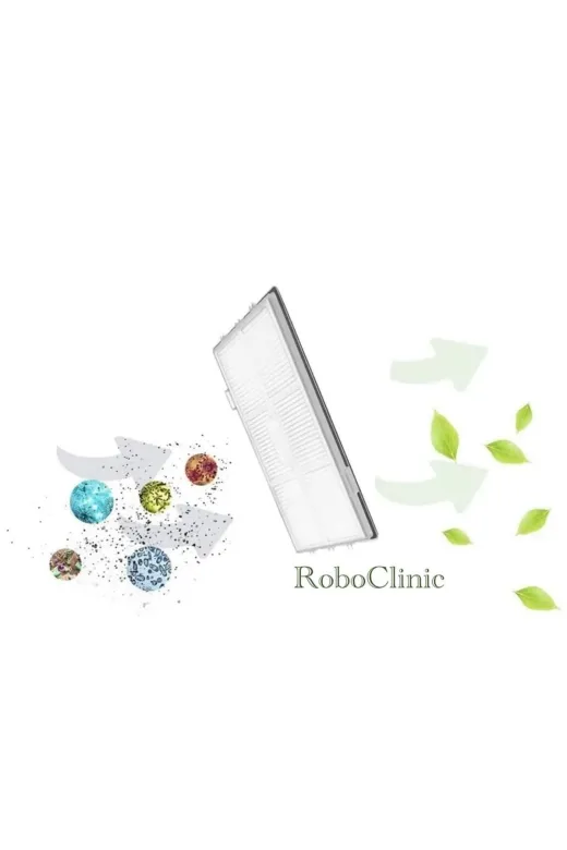 Roboclinic Roborock sonic mopping1069 Roborock S7, S7 Sonic Mopping Beyaz Robot Süpürge Uyumlu Yedek Fırça, Filtre, Mop Paspas -8 Parça