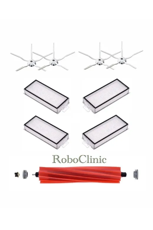 Roboclinic Roborockq7bey9adet Roborock Q7 Max / Q7 Max Plus Uyumlu Beyaz Robot Süpürge Uyumlu 9Adet Yenileme Seti