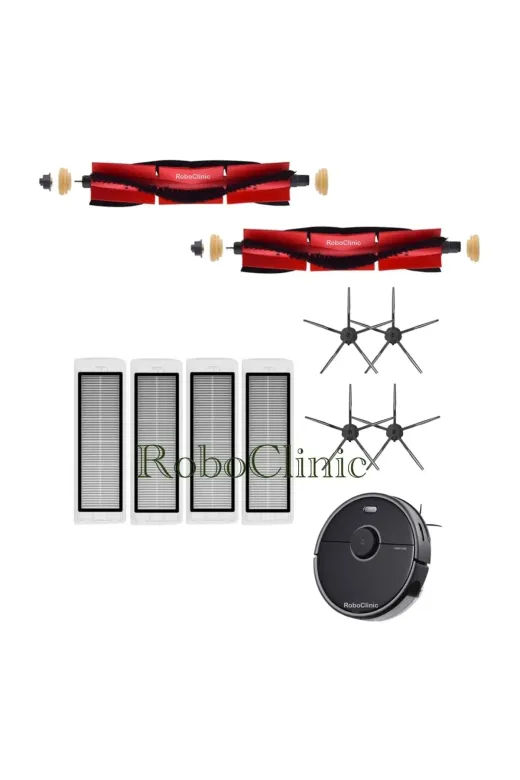 Roboclinic Roborocks500182 Roborock S5 Max Robot Süpürge Uyumlu Fırça,hepa Filtre Seti-10 Parça