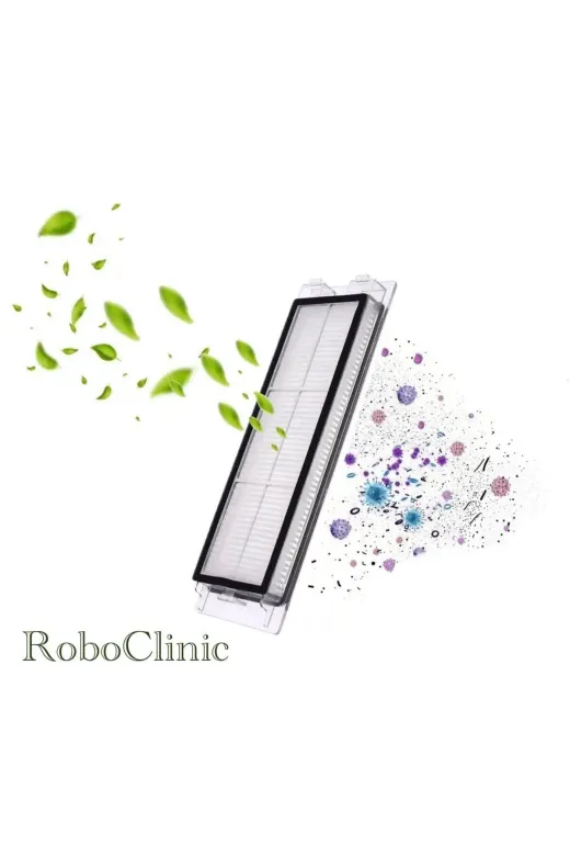 Roboclinic roborocks5max4554 Roborock S5 Max (Siyah) Robot Süpürge Uyumlu Fırça Filitre 10 Adet Mopsuz Yenileme Seti