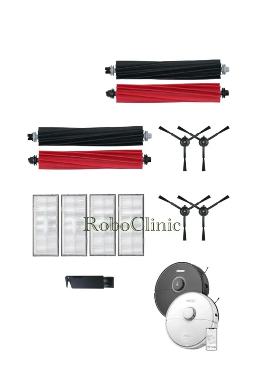 Roboclinic RoborockS8series S8/s8 Plus/s8 Pro Ultra Uyumlu Fırça Hepa Filtre Seti-13 Parça