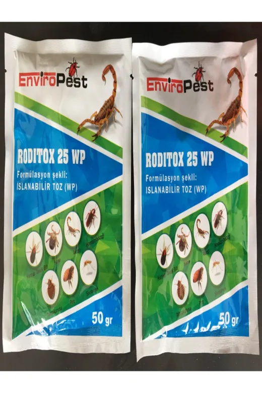Rodi rodix23494 Böcek Ilacı, Haşere Ilacı Tox 25 Wp 50 Gr 2 Adet