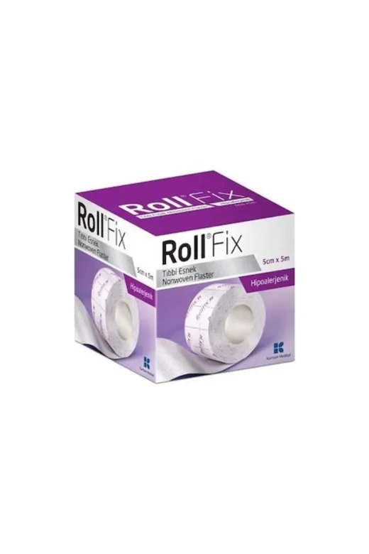 Roll frmgrg8699592807511 Fix Elastik Sabitleme Bandı Hipoalerjenik Flaster 5 Cm X 5 M 4 Kutu