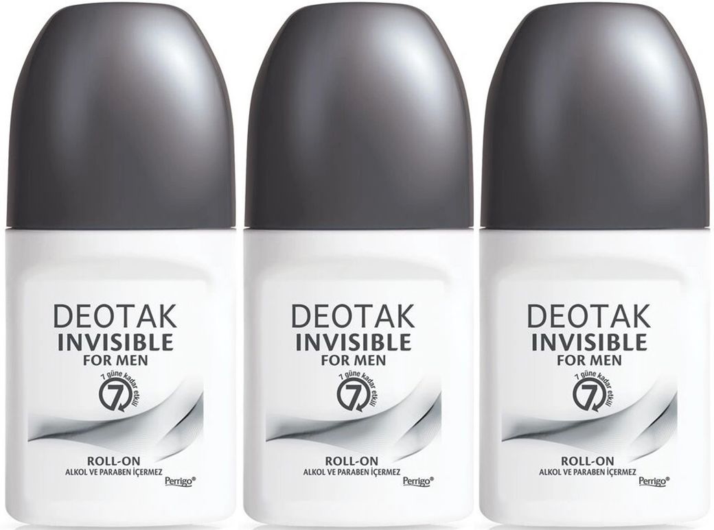 Roll-On 35ML Invısıble (Formen/Erkek) (3 Lü Set)