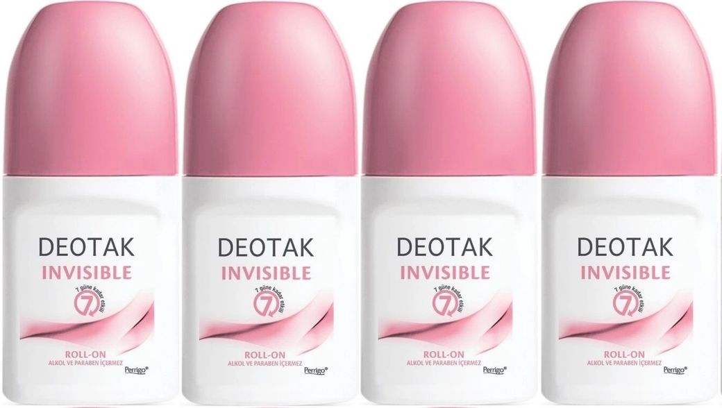 Roll-On 35ML Invısıble (Women/Kadın) 4 Lü Set