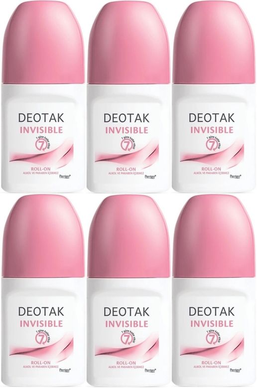 Roll-On 35ML Invısıble (Women/Kadın) 6 Lı Set