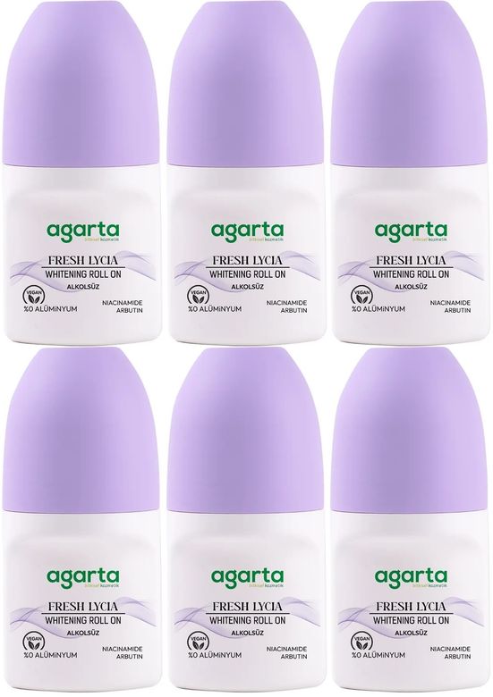 Roll-On Kadın 50 ML Fresh Lycıa Sensatıon (24 Saat Etkili Ter Kokusu Önleyici) (6 Lı Set)