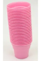 Roll-Up Pembe Plastik Bardak 25'li