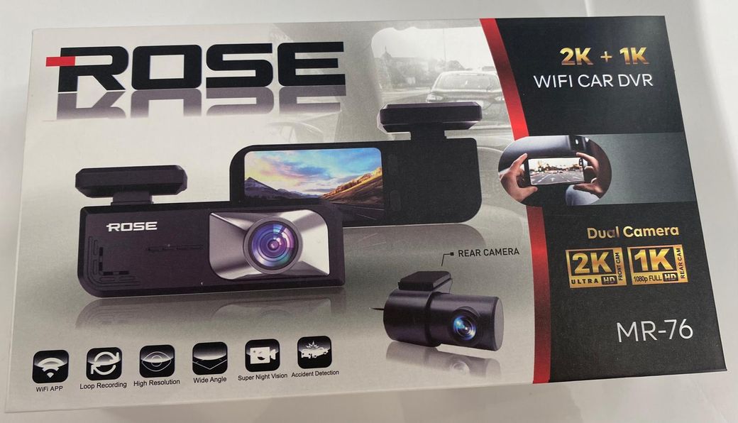Rose MR-76 2K Ön Kamera + 1K Ön Kamera Full HD Araç Kamerası