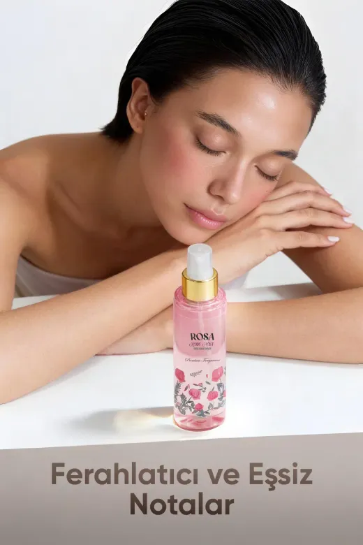 Rose Vücut Spreyi - Rose Body Mist - Gül Vücut Spreyi Nemlendirici Etkili 200 ml