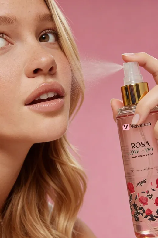 Rose Vücut Spreyi - Rose Body Mist - Gül Vücut Spreyi Nemlendirici Etkili 200 ml